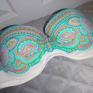 Cute Floral Colorful Victoria Secret Swimsuit Top